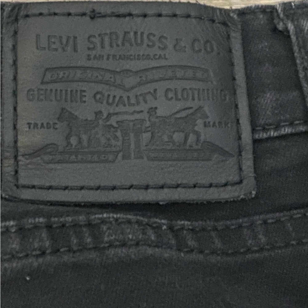 Levi’s 30 Black Mile High Super Skinny Jeans - Picture 8 of 13